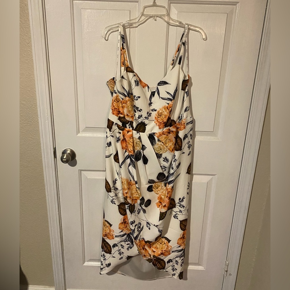City Chic tulip hem dress